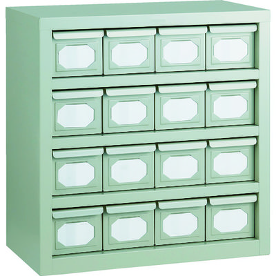 トラスコ中山 TRUSCO K型引出しユニット 592X609 Vー1X16個 ネオグレー K-44N NG 1台 512-3437（直送品）