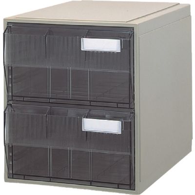 サカセ化学工業 サカセ ビジネスカセッター B4タイプ 引出2段 B4-002 1台(1個) 510-0224（直送品）