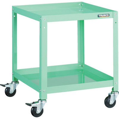トラスコ中山 TRUSCO ツールワゴン ラビットワゴン 500X500 ゴム車輪 ヤンググリーン RBW-652 YG 1台（直送品）