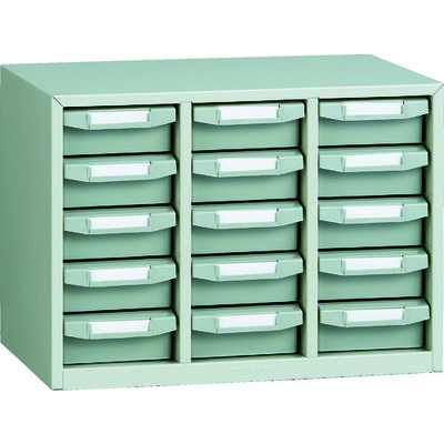 トラスコ中山 TRUSCO パーツケース バンラックケースB型 3列5段 ネオグレー B-35 NG 1台 509-5841（直送品）