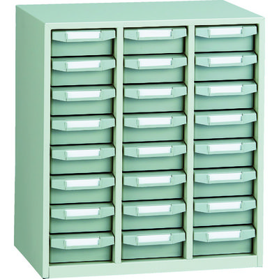 トラスコ中山 TRUSCO パーツケース バンラックケースB型 3列8段 ネオグレー B-38 NG 1台 509-7681（直送品）