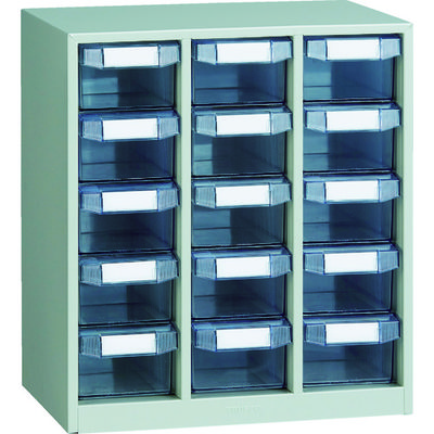 トラスコ中山 TRUSCO パーツケース バンラックケースD型 3列5段 D-35 1台 501-9613（直送品）