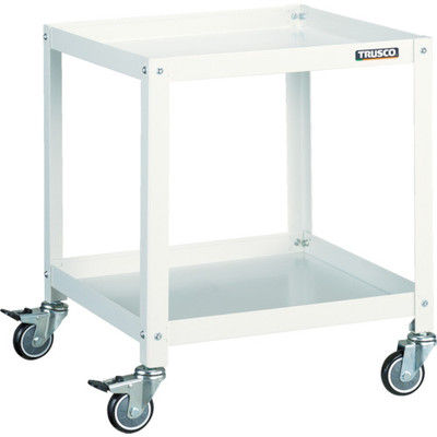 トラスコ中山 TRUSCO ツールワゴン ラビットワゴン 500X500 ウレタン車輪 ホワイト RBW-652U W 1台（直送品）