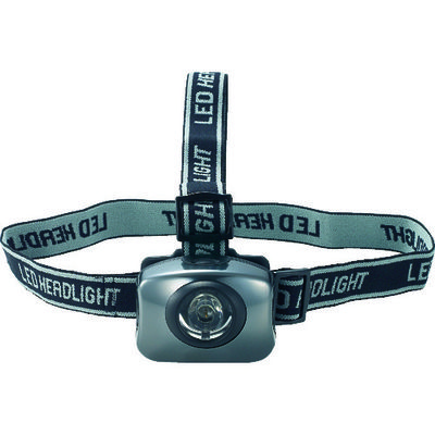 トラスコ中山 TRUSCO アルミ強力LEDヘッドライト(シルバー) THLX-2213A-SV 1個 329-2525（直送品）