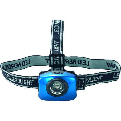 トラスコ中山 TRUSCO アルミ強力LEDヘッドライト(ブルー) THLX-2213A-B 1個 329-2517（直送品）