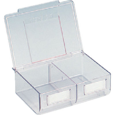 トラスコ中山 TRUSCO ライトビン フタ付 197X169XH71 透明 A-P 1個 506-9971（直送品）