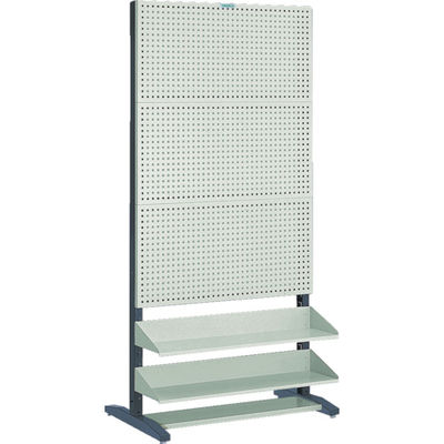 トラスコ中山 TRUSCO UPR型パンチングラック 棚板付 両面 UPR-6004 1台(1個) 501-5600（直送品）