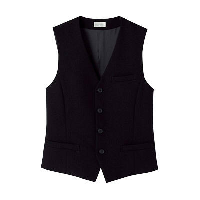 FACE MIX(フェイスミックス) ユニセックスベスト ブラック M FV1700U