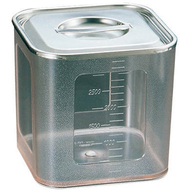 角キッチンポット 21cm ポリカーボネート UK （取寄品） - アスクル