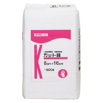 カット綿8×16 003561 1箱（500g入） 川本産業