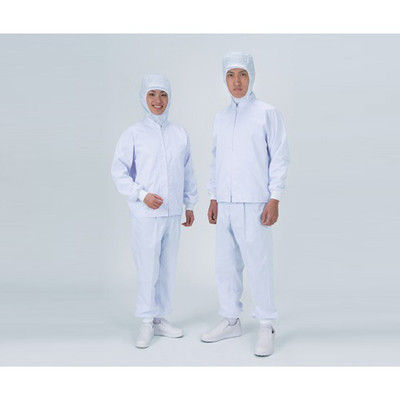 サンエス ジャケット男女共用 常温タイプ L ホワイト FX70961R 1枚 2-8669-03（直送品）