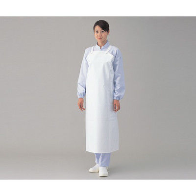 アズワン しなやか胸付前掛 EVA製 ピンク 2-7367-02 1セット(3枚)（直送品）