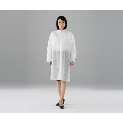 アズワン サニネットディスポ白衣 CN402 1セット(10枚:1枚×10袋) 2-7783-01（直送品）