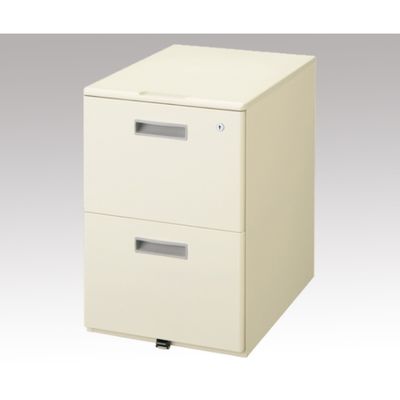 アズワン デスク 2段ワゴン 400×582×612 LCS-042CG 1個 2-3723-05（直送品）