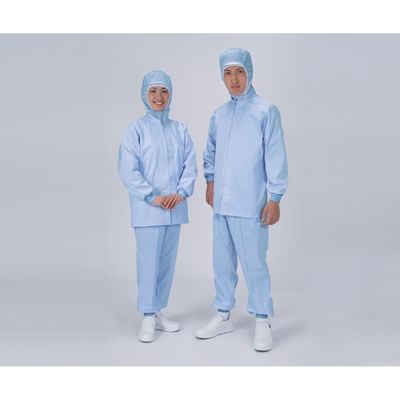 サンエス パンツ女性用 裾口ジャージタイプ 常温タイプ M サックスブルー 2-8750-02 1枚(1着)（直送品）