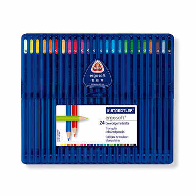 ステッドラー エルゴソフト色鉛筆 24色セット 157 SB24 1セット（24色 
