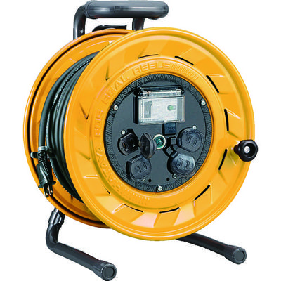 畑屋製作所 ハタヤ コードリール BR型 単相100V型ブレーカーリール 30m BS-301 1台 106-3171（直送品）