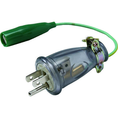 畑屋製作所 ハタヤ 2P・2P接地付兼用 取替用スケルトンとび出しプラグ P2-3SE 1個 327-4683（直送品）