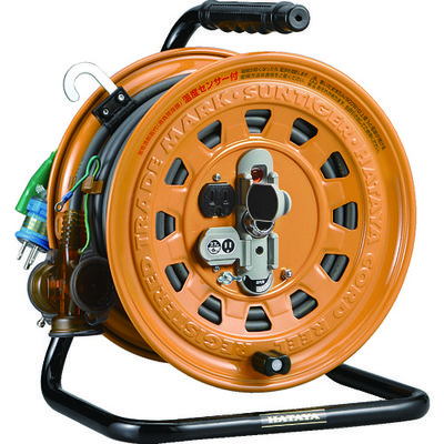 畑屋製作所 ハタヤ 逆配電型コードリール マルチテモートリール単相100Vアース付27+6m TGM-130K 1台 106-1844（直送品）