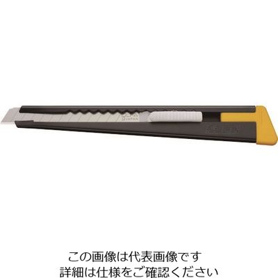 オルファ OLFA カッターナイフ ブラックS型(ブリスター) 全長138.5mm 2B 1丁(1個) 360-7631（直送品）