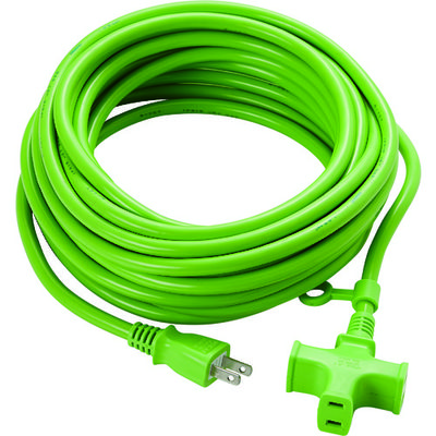 トラスコ中山 TRUSCO 3個口ソフトタイプ延長コード グリーン TKC15-103PSGN 1本 326-5846（直送品）