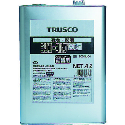 トラスコ中山 TRUSCO αシリコンルブ 4L ECO-SL-C4 1缶 512-3119（直送品）