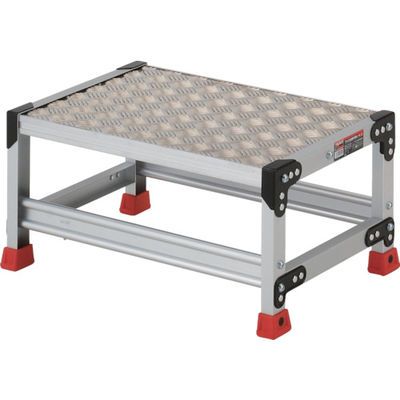 トラスコ中山 TRUSCO 作業用踏台 アルミ製・縞板タイプ 天板寸法600X400XH300 TSFC-163 1台 336-5093（直送品）