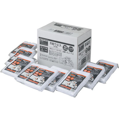 トラスコ中山 TRUSCO 万能ウエス タオル地タイプ 240枚入 GJ-TU 1箱(240枚) 124-4132（直送品）