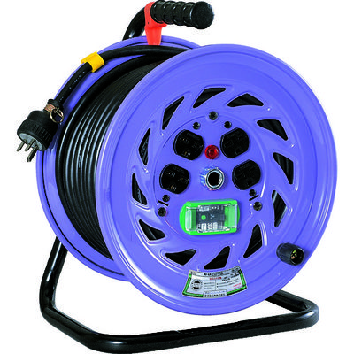 日動工業 NICHIDO 電工ドラム 単相200V 漏電保護専用ブレーカ付 30m NF-EB230-15A 1台 125-9814（直送品）