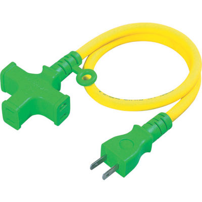 日動工業 NICHIDO ショートタップ L型クロスタップ ソフト電線0.5m TL2-0.5S 1本 368-6892（直送品）