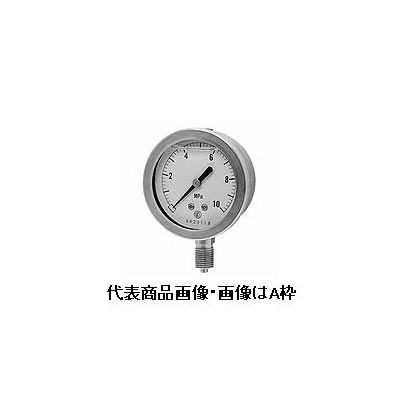 長野計器 グリセリン入圧力計 φ100 埋込形 GV47-133-25MPA 1個（直送品