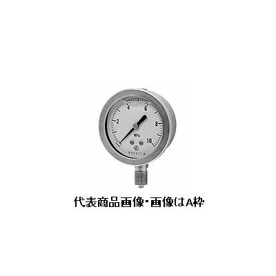 長野計器 グリセリン入圧力計 φ100 埋込形 GV47-143-0.3MPA 1個（直送
