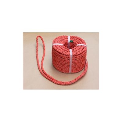 高木綱業 水難救助用ロープ オレンジ 12mm×30m 36-9331 1個(1本)（直送