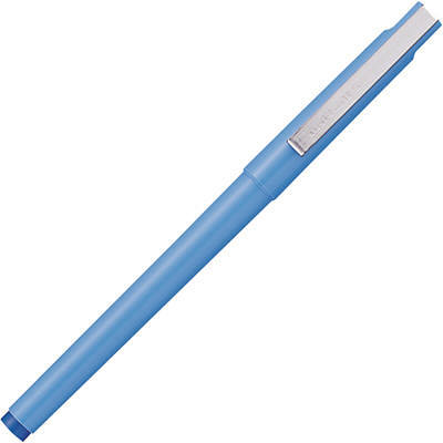 三菱鉛筆 ボールペン 水性 uni-ball（ユニボール） 0.5mm 青 UB-105 UB105.33 1箱（100本入）（取寄品） - アスクル