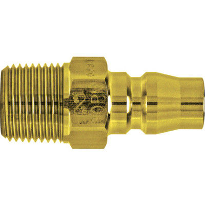 日東工器 日東 真ちゅう製ハイカプラ(めねじ取付用プラグ) 相手側Rc3/8