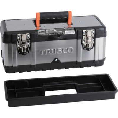 トラスコ中山 TRUSCO ステンレス工具箱 Sサイズ TSUS-3026S 1個 389 