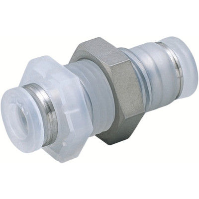 日本ピスコ ピスコ チューブフィッティング 隔壁ユニオン PPタイプ PPMP8 1個 378-2433（直送品）