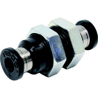 日本ピスコ ピスコ チューブフィッティング 隔壁ユニオン PM4 1個 290-8859（直送品）