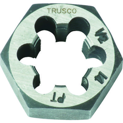 トラスコ中山 TRUSCO 六角サラエナットダイス PT1/2ー14 TD6-1/2PT14 1