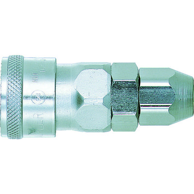 日東工器 日東 ナットカプラ 鋼鉄製相手側ホースサイズ(mm)8.5×12.5(04114) 85SN STEEL NBR 1個（直送品）