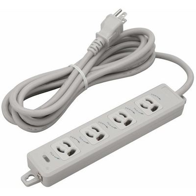 明工社 明工 OA用抜止接地タップ4コ口コー MR7904TJ3 1個 294-9971（直送品）