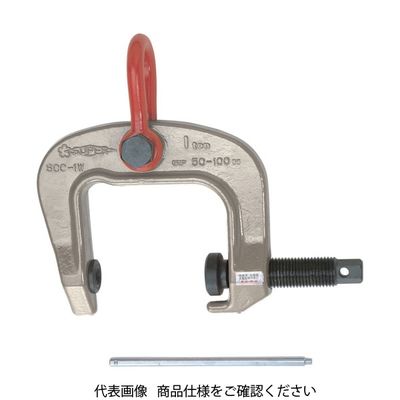 スーパーツール スーパー スクリューカムクランプ(万能型)容量:3.0ton クランプ範囲:25~75mm SCC3W 1台（直送品）
