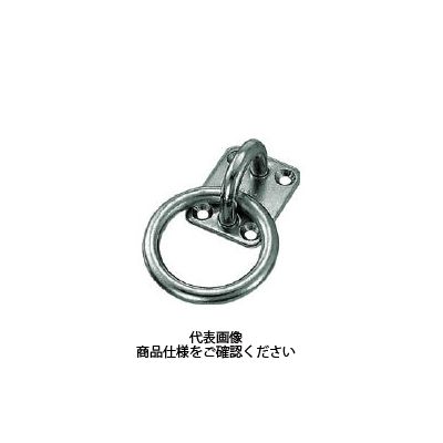 トラスコ中山 TRUSCO 丸カンプレート ステンレス製 8mm (1個=1袋) TMP-8 1個(1袋) 328-5898（直送品）