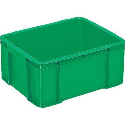 三甲 サンコー ボックス型コンテナー 202605 サンボックス#28―2 グリーン SK-28-2-GR 1個 342-3832（直送品）