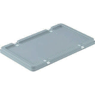 三甲 サンコー ボックス型コンテナー 702402 サンボックス#22フタ ロック付 ライトグレー SK-22F-F-GLL 1枚(1個)（直送品）