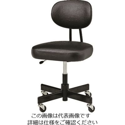 トラスコ中山 TRUSCO 作業用チェア ガス式 400XH410ー520 TTL-215GC 1脚 352-5929（直送品）