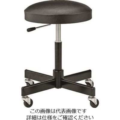 トラスコ中山 TRUSCO 作業用チェア ガス式 Φ376XH470ー640 TTL-6LGC 1脚 352-5937（直送品）