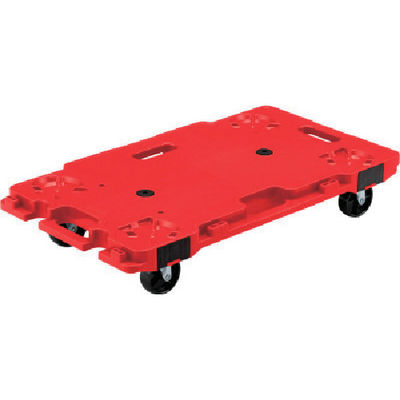 三甲 サンコー 樹脂製平台車 802462 サンキャリー6839 レッド SK-6839-RE 1台 344-8819（直送品）