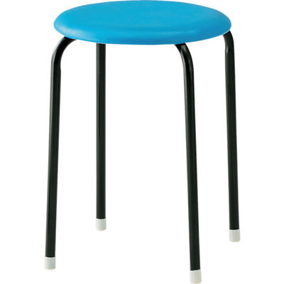 トラスコ中山 TRUSCO 丸イス 塗装脚 Φ320XH445 TC-19-B 1脚(1台) 352-6721（直送品）