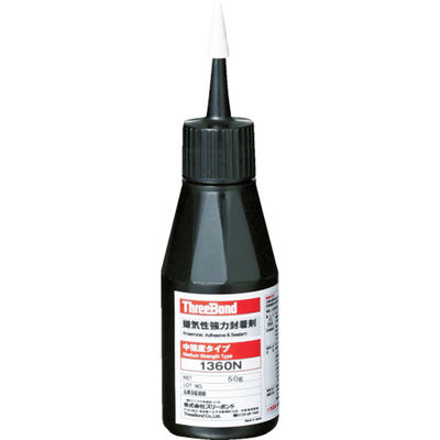THREEBOND 嫌気性接着剤 TB1360N ねじゆるみ止め剤 ネジロック 中強度・高耐熱・遅硬化タイプ 50g(1360NA) 1本（直送品）